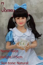 115CM Alice TPE Realistic Mini Doll