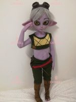 CATDOLL 115CM Purple Silicone Doll